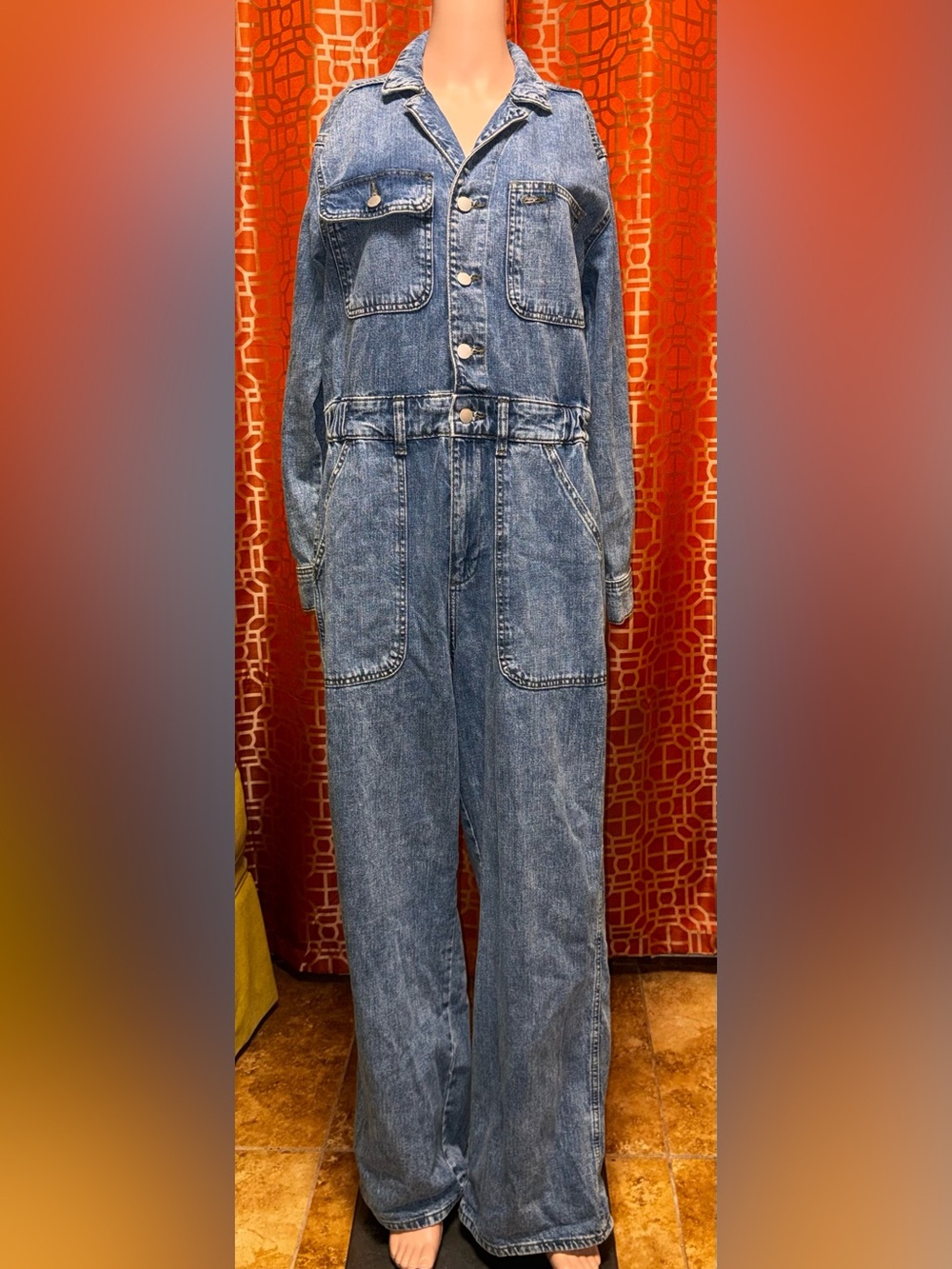 Universal Thread Denim Jumpsuit Size 10